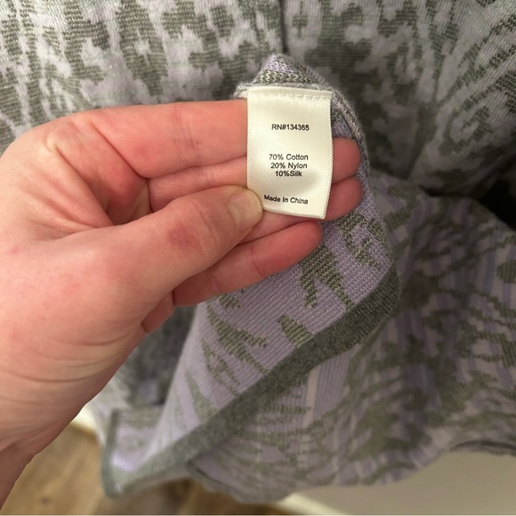 Sigrid Olsen Gray Patterned Cardigan - Picture 4 of 8